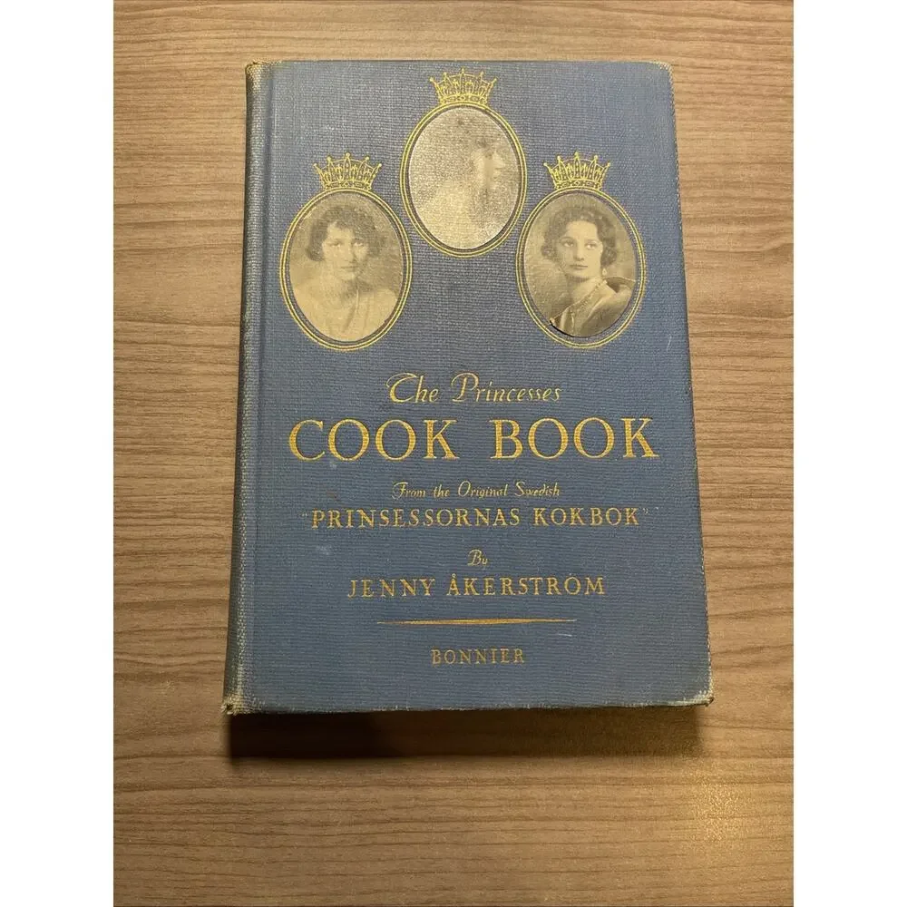 The Princesses Cook Book By Jenny Akerstrom-1936 Vintage - Picture 1 of 10
